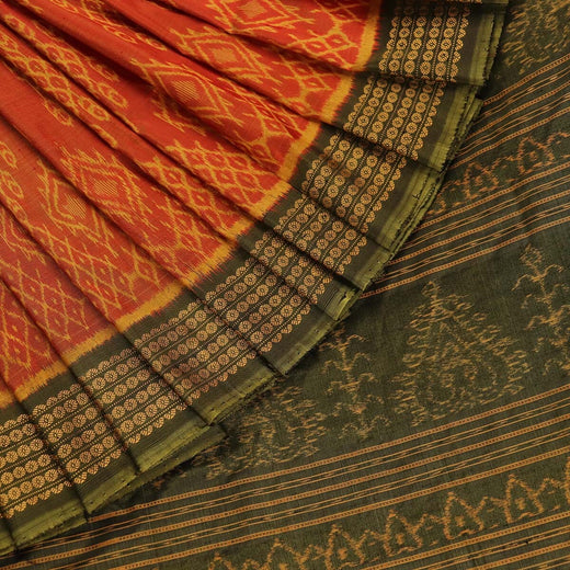 Sambalpuri Handloom Silk Saree - Luxurious Pata
