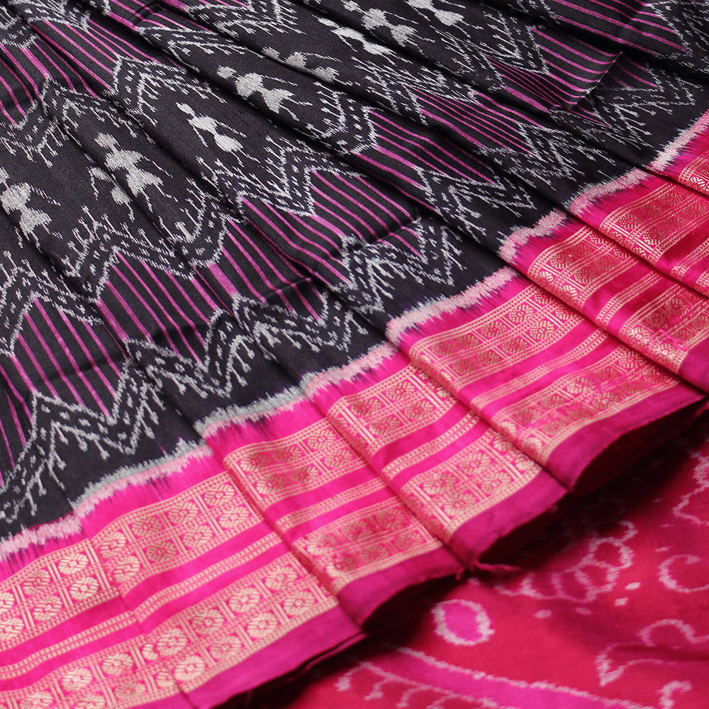 Handloom Sambalpuri Ikkat Silk Saree Handloom Saree_Sambalpuri Silk Priyadarshini Handloom 