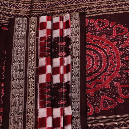 Handloom Sambalpuri Ikkat Silk Saree Handloom Saree_Sambalpuri Silk Priyadarshini Handloom 
