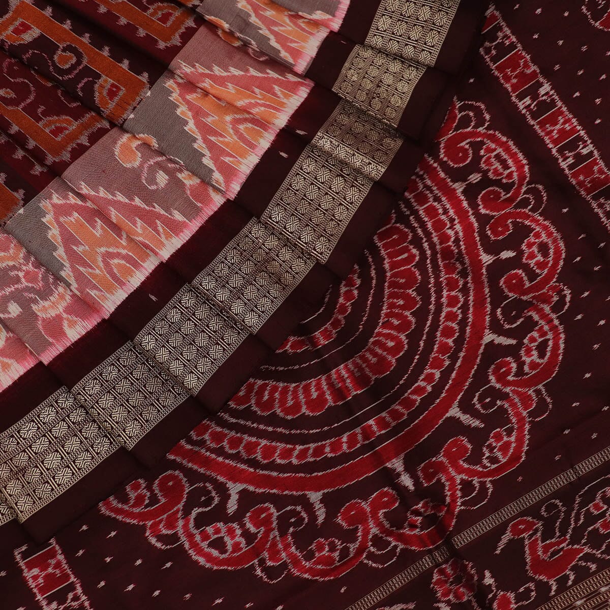Handloom Sambalpuri Ikkat Silk Saree Handloom Saree_Sambalpuri Silk Priyadarshini Handloom 