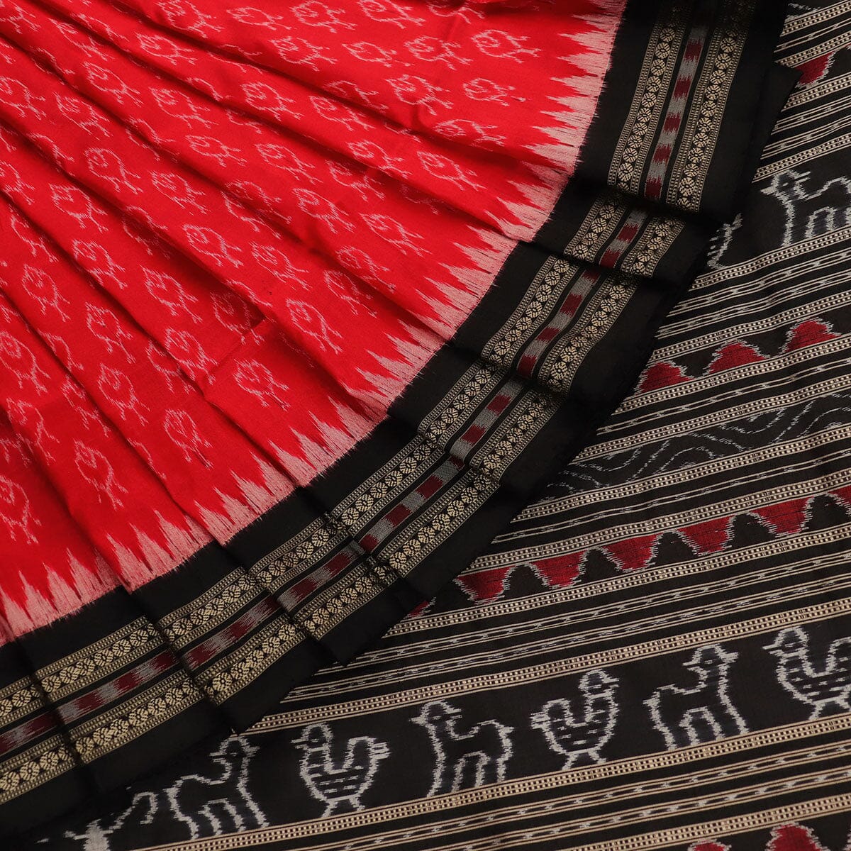 Handloom Sambalpuri Ikkat Silk Saree Handloom Saree_Sambalpuri Silk Priyadarshini Handloom 