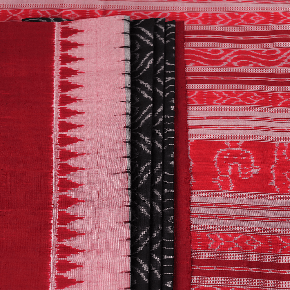 Handloom Sambalpuri Ikkat Silk Saree Handloom Saree_Sambalpuri Silk Priyadarshini Handloom 