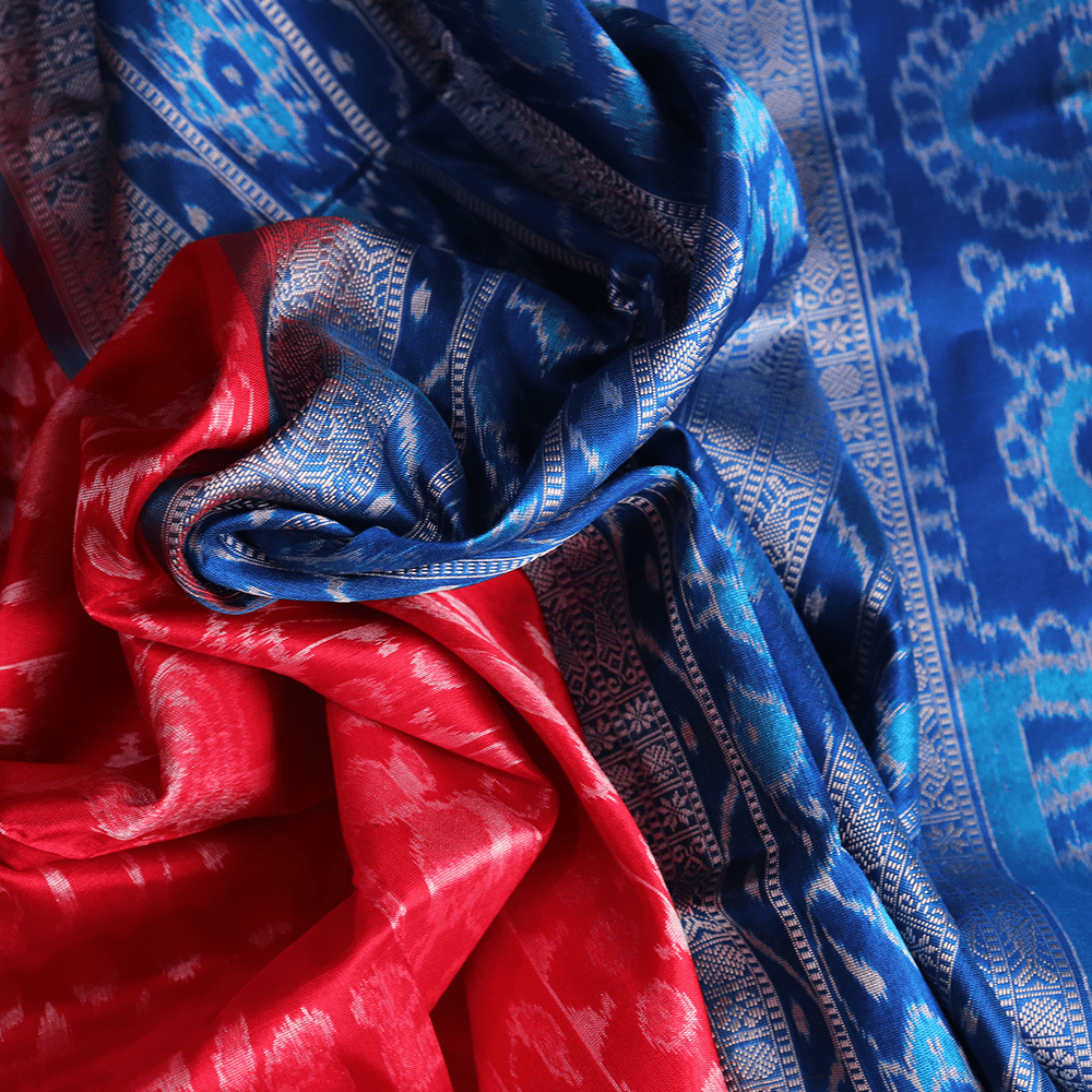 Handloom Sambalpuri Ikkat Silk Saree Handloom Saree_Sambalpuri Silk Priyadarshini Handloom 