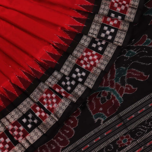 Handloom Sambalpuri Ikkat Silk Saree Handloom Saree_Sambalpuri Silk Priyadarshini Handloom 