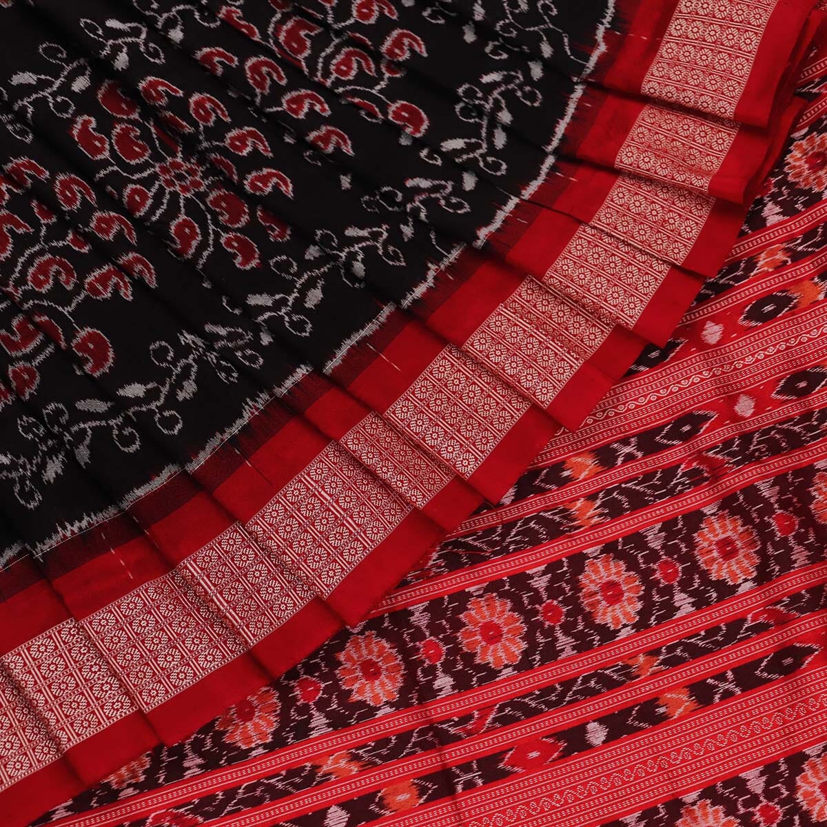 Handloom Sambalpuri Ikkat Silk Saree Handloom Saree_Sambalpuri Silk Priyadarshini Handloom 