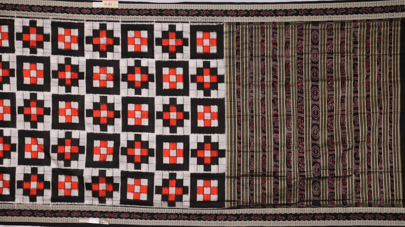 Handloom Sambalpuri Ikkat Silk Saree Handloom Saree_Sambalpuri Silk Priyadarshini Handloom 