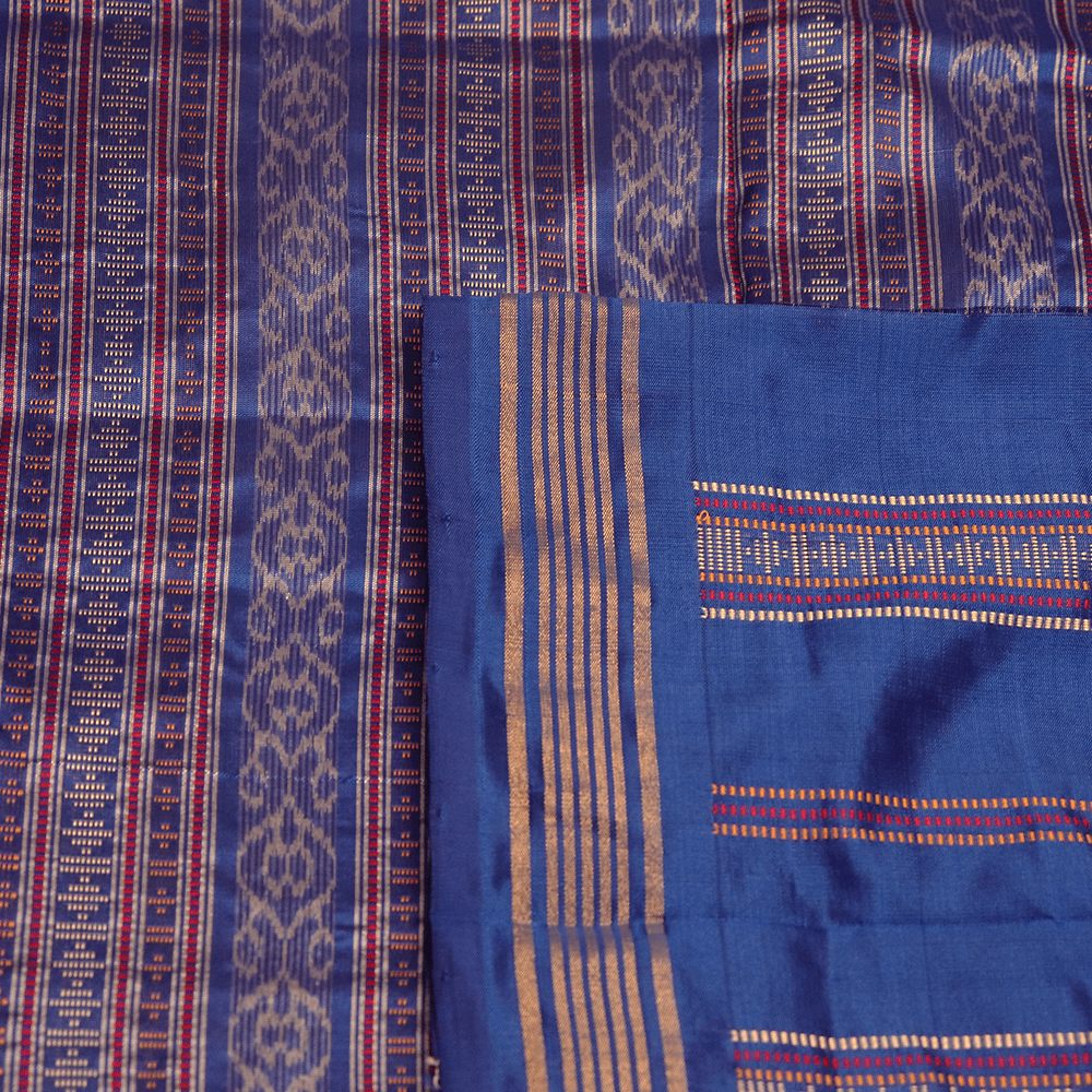 Handloom Sambalpuri Ikkat Silk Saree Handloom Saree_Sambalpuri Silk Priyadarshini Handloom 