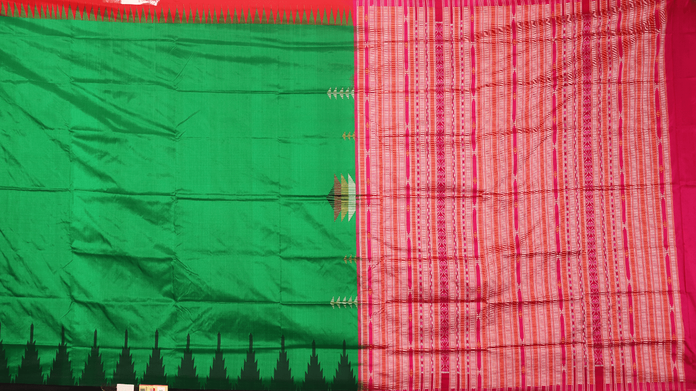 Handloom Sambalpuri Ikkat Silk Saree Handloom Saree_Sambalpuri Silk Priyadarshini Handloom 