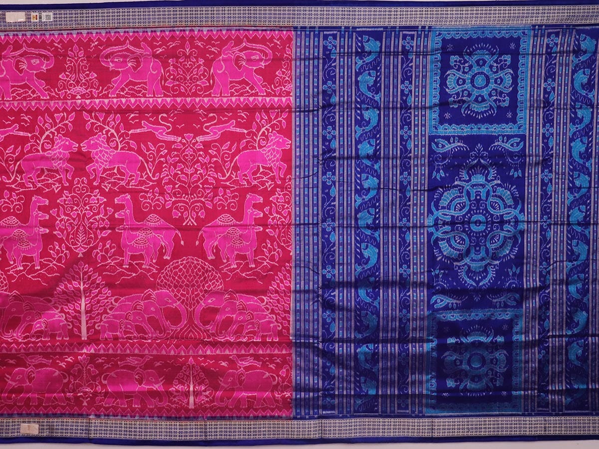 Handloom Sambalpuri Ikkat Silk Saree Handloom Saree_Sambalpuri Silk Priyadarshini Handloom 