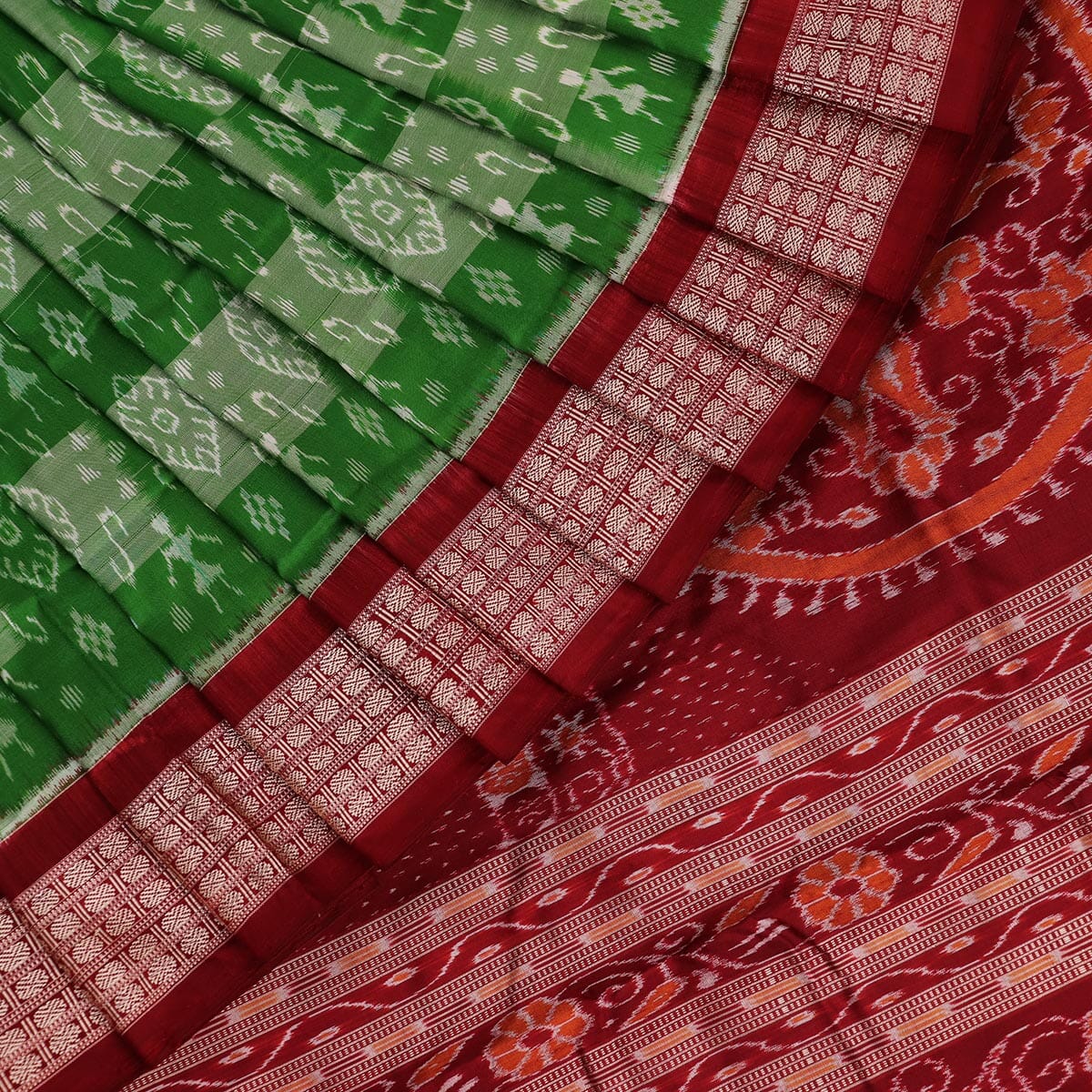 Handloom Sambalpuri Ikkat Silk Saree Handloom Saree_Sambalpuri Silk Priyadarshini Handloom 