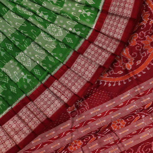 Handloom Sambalpuri Ikkat Silk Saree Handloom Saree_Sambalpuri Silk Priyadarshini Handloom 