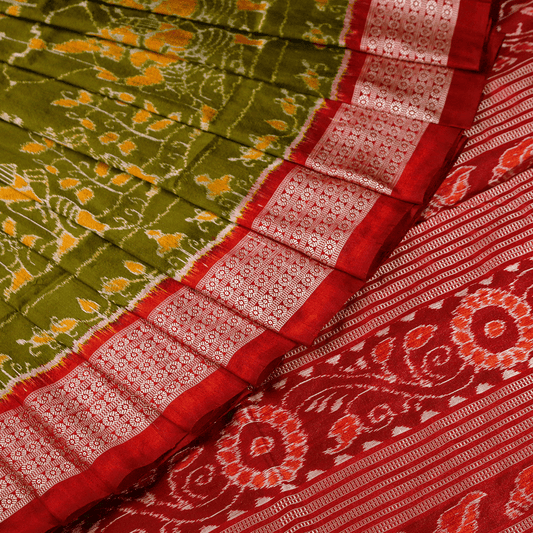 Handloom Sambalpuri Ikkat Silk Saree Handloom Saree_Sambalpuri Silk Priyadarshini Handloom 