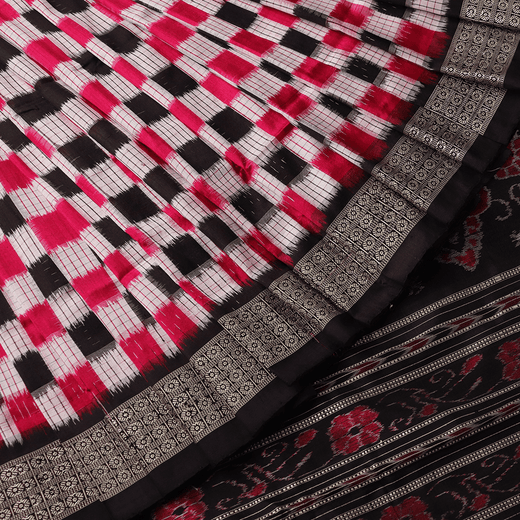 Sambalpuri Handloom Silk Saree - Elegant Pasapalli