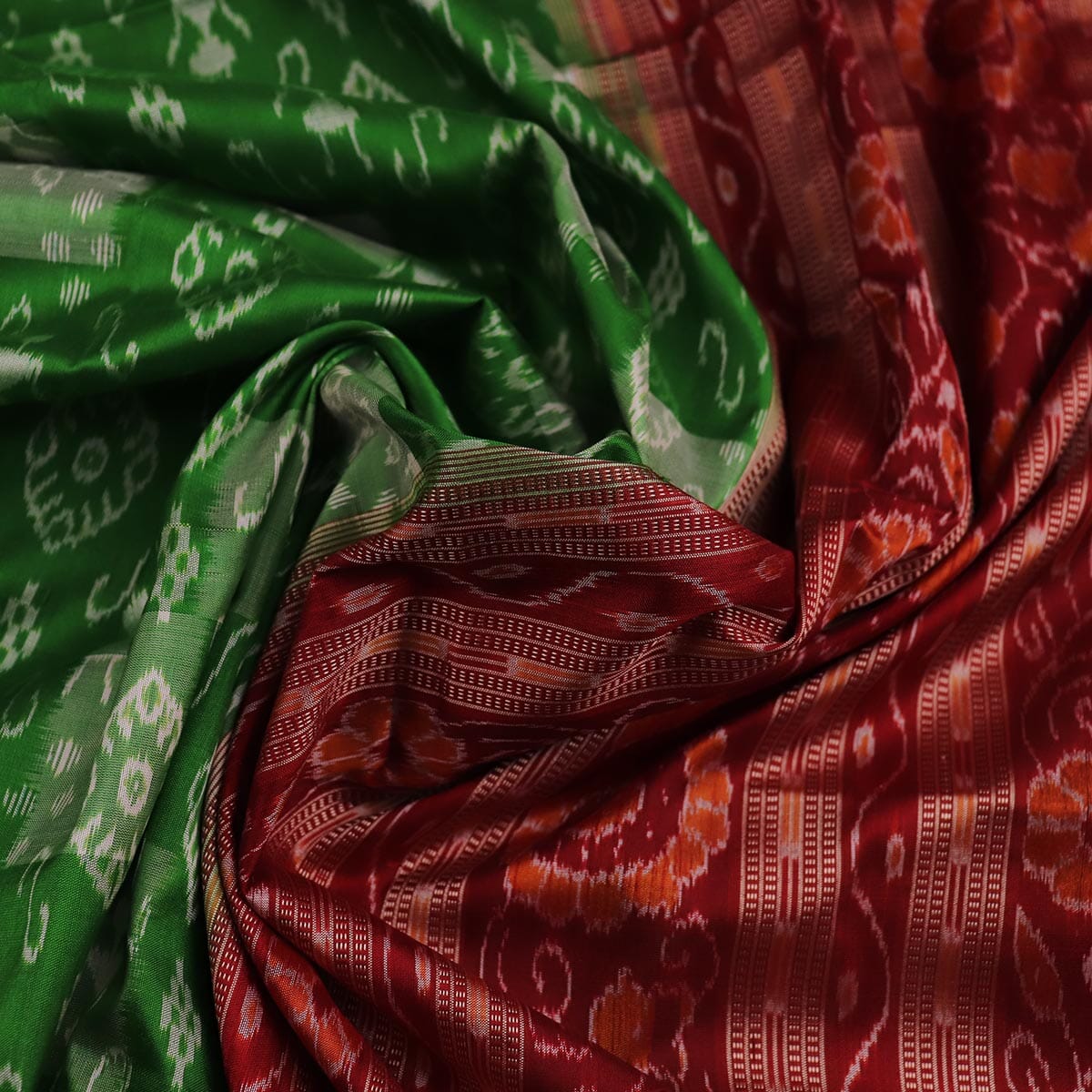 Handloom Sambalpuri Ikkat Silk Saree Handloom Saree_Sambalpuri Silk Priyadarshini Handloom 
