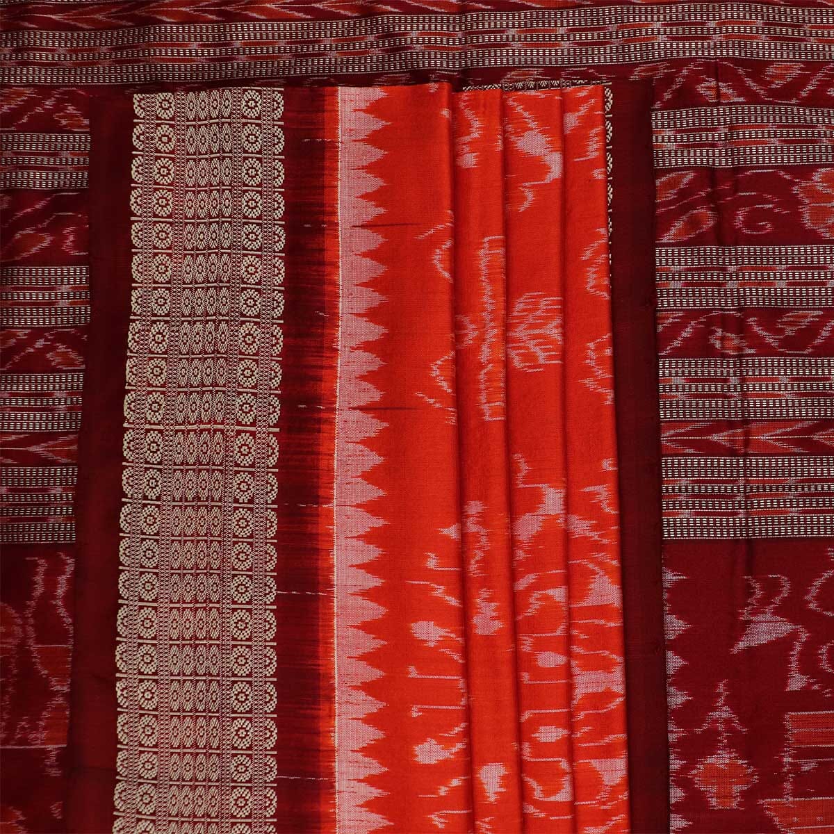 Handloom Sambalpuri Ikkat Silk Saree Handloom Saree_Sambalpuri Silk Priyadarshini Handloom 