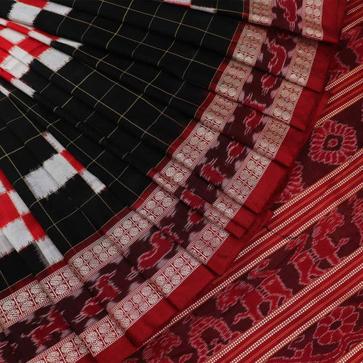 Sambalpuri Handloom Silk Saree - Elegant Pasapalli