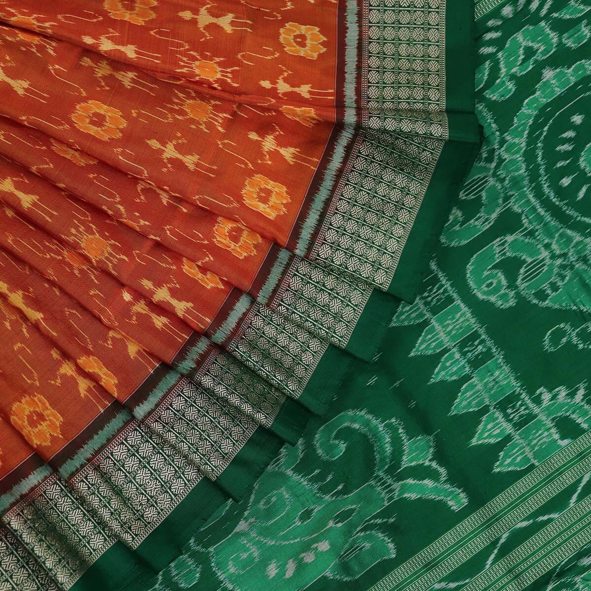 Handloom Sambalpuri Ikkat Silk Saree Handloom Saree_Sambalpuri Silk Priyadarshini Handloom 