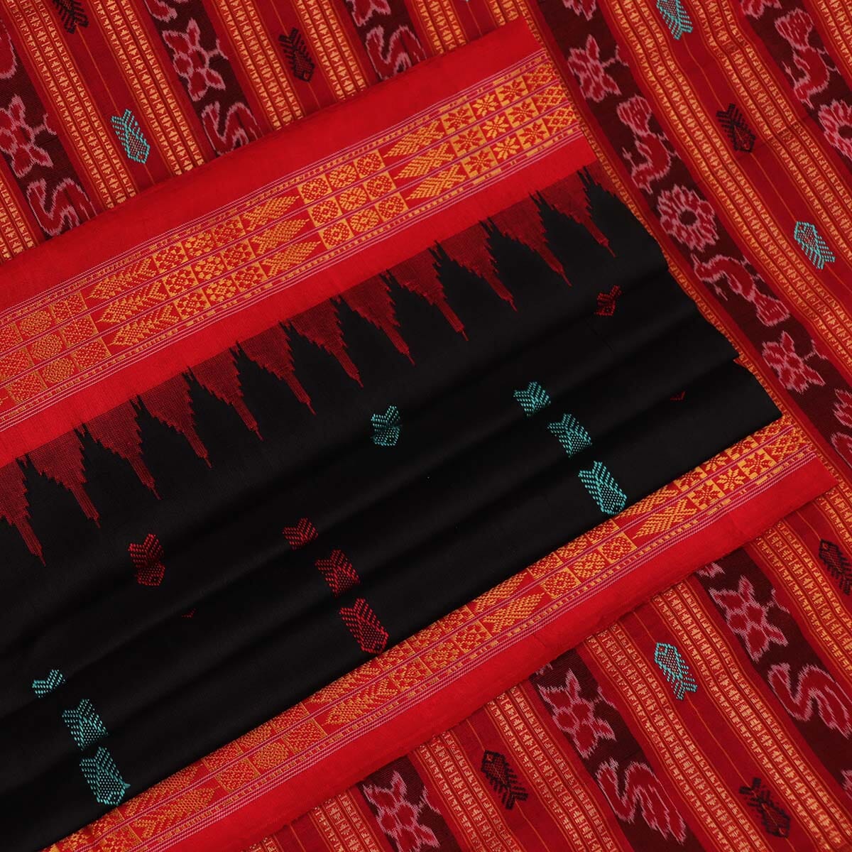 Handloom Sambalpuri Ikkat Silk Saree Handloom Saree_Sambalpuri Silk Priyadarshini Handloom 