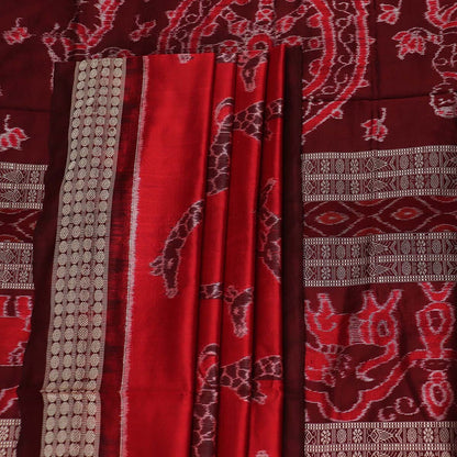 Handloom Sambalpuri Ikkat Silk Saree Handloom Saree_Sambalpuri Silk Priyadarshini Handloom 