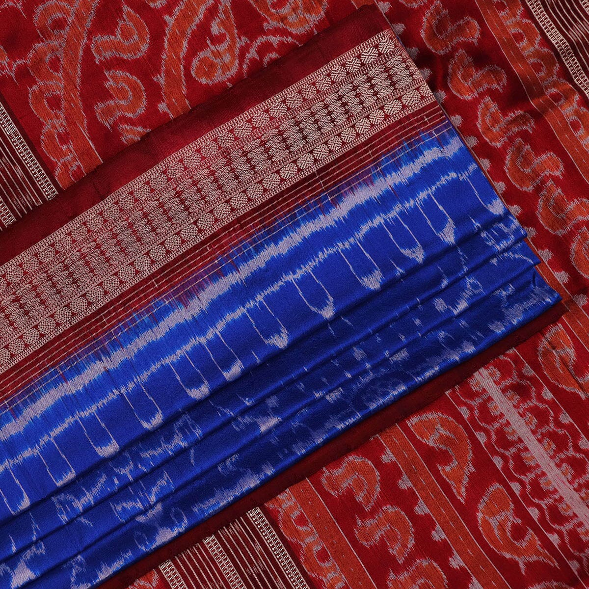 Handloom Sambalpuri Ikkat Silk Saree Handloom Saree_Sambalpuri Silk Priyadarshini Handloom 