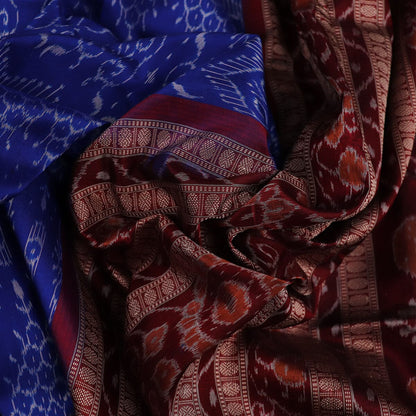 Handloom Sambalpuri Ikkat Silk Saree Handloom Saree_Sambalpuri Silk Priyadarshini Handloom 