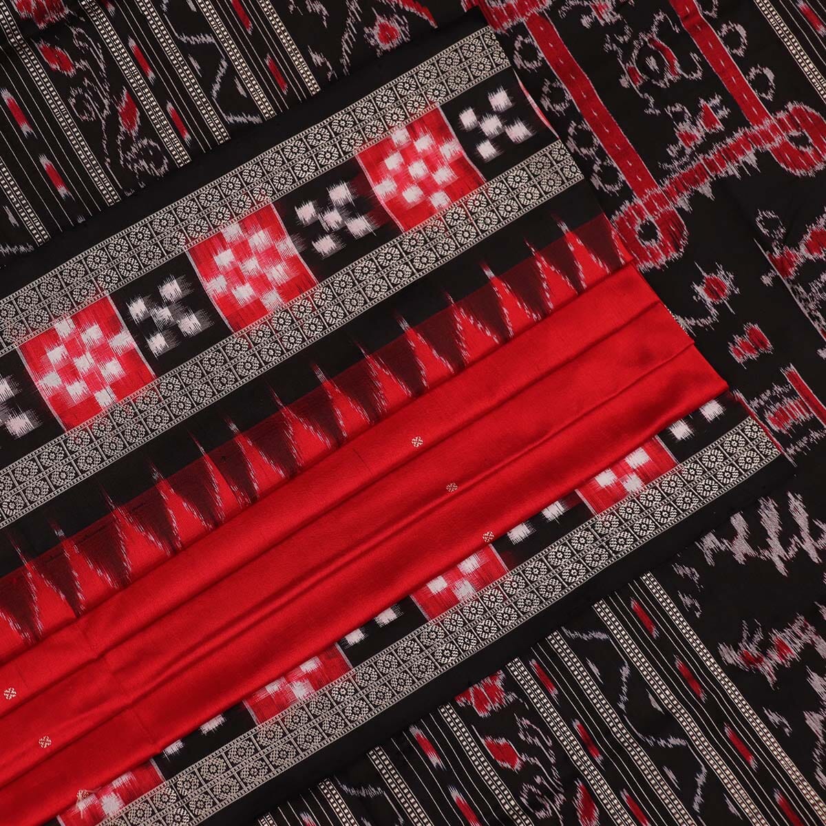 Handloom Sambalpuri Ikkat Silk Saree Handloom Saree_Sambalpuri Silk Priyadarshini Handloom 