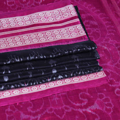 Handloom Sambalpuri Ikkat Silk Saree Handloom Saree_Sambalpuri Silk Priyadarshini Handloom 