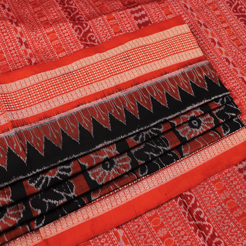 Handloom Sambalpuri Ikkat Silk Saree Handloom Saree_Sambalpuri Silk Priyadarshini Handloom 