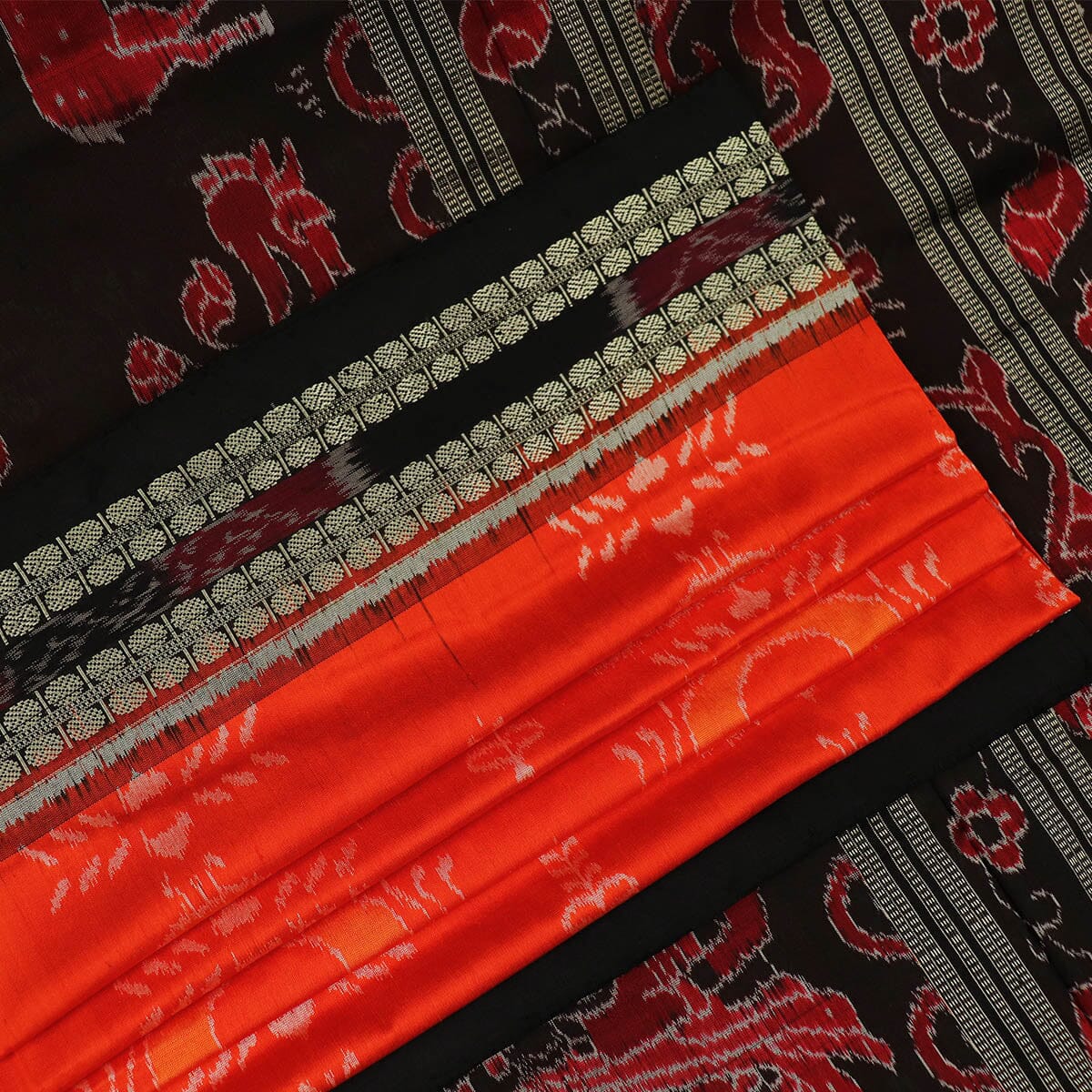 Handloom Sambalpuri Ikkat Silk Saree Handloom Saree_Sambalpuri Silk Priyadarshini Handloom 