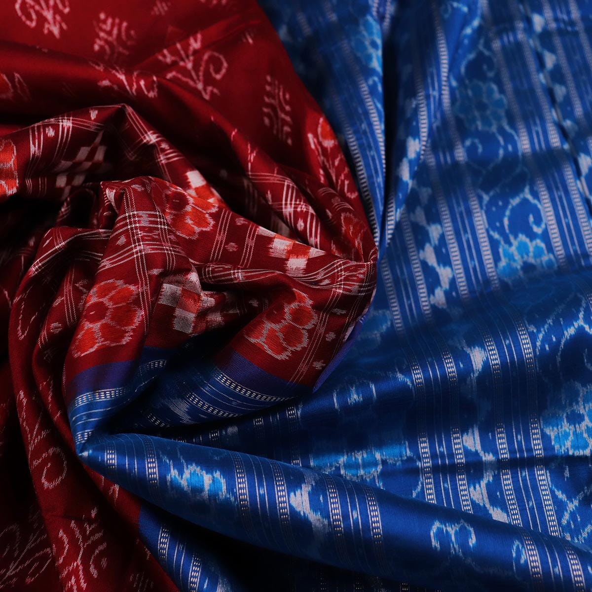 Handloom Sambalpuri Ikkat Silk Saree Handloom Saree_Sambalpuri Silk Priyadarshini Handloom 