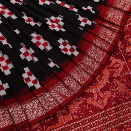 Handloom Sambalpuri Ikkat Silk Saree Handloom Saree_Sambalpuri Silk Priyadarshini Handloom 