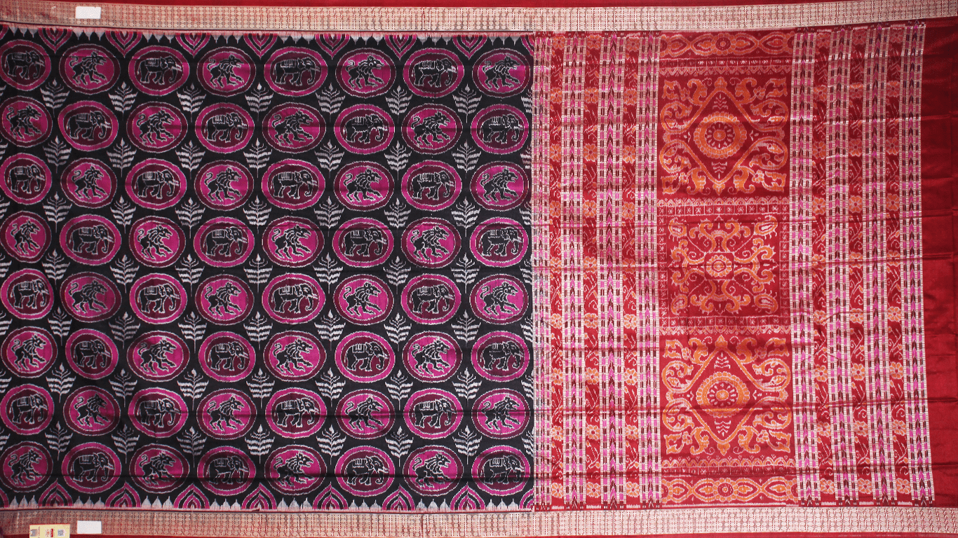 Handloom Sambalpuri Ikkat Silk Saree Handloom Saree_Sambalpuri Silk Priyadarshini Handloom 
