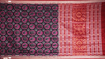 Handloom Sambalpuri Ikkat Silk Saree Handloom Saree_Sambalpuri Silk Priyadarshini Handloom 