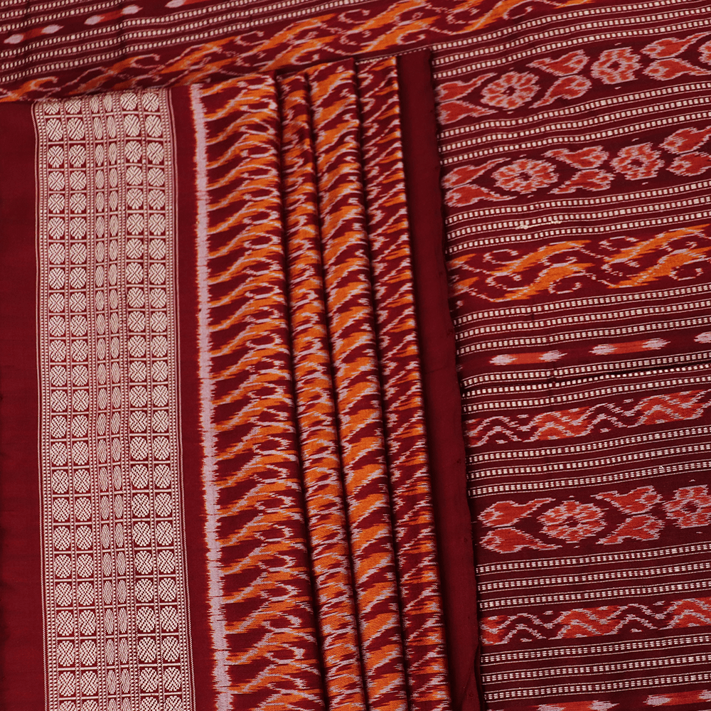 Handloom Sambalpuri Ikkat Silk Saree Handloom Saree_Sambalpuri Silk Priyadarshini Handloom 