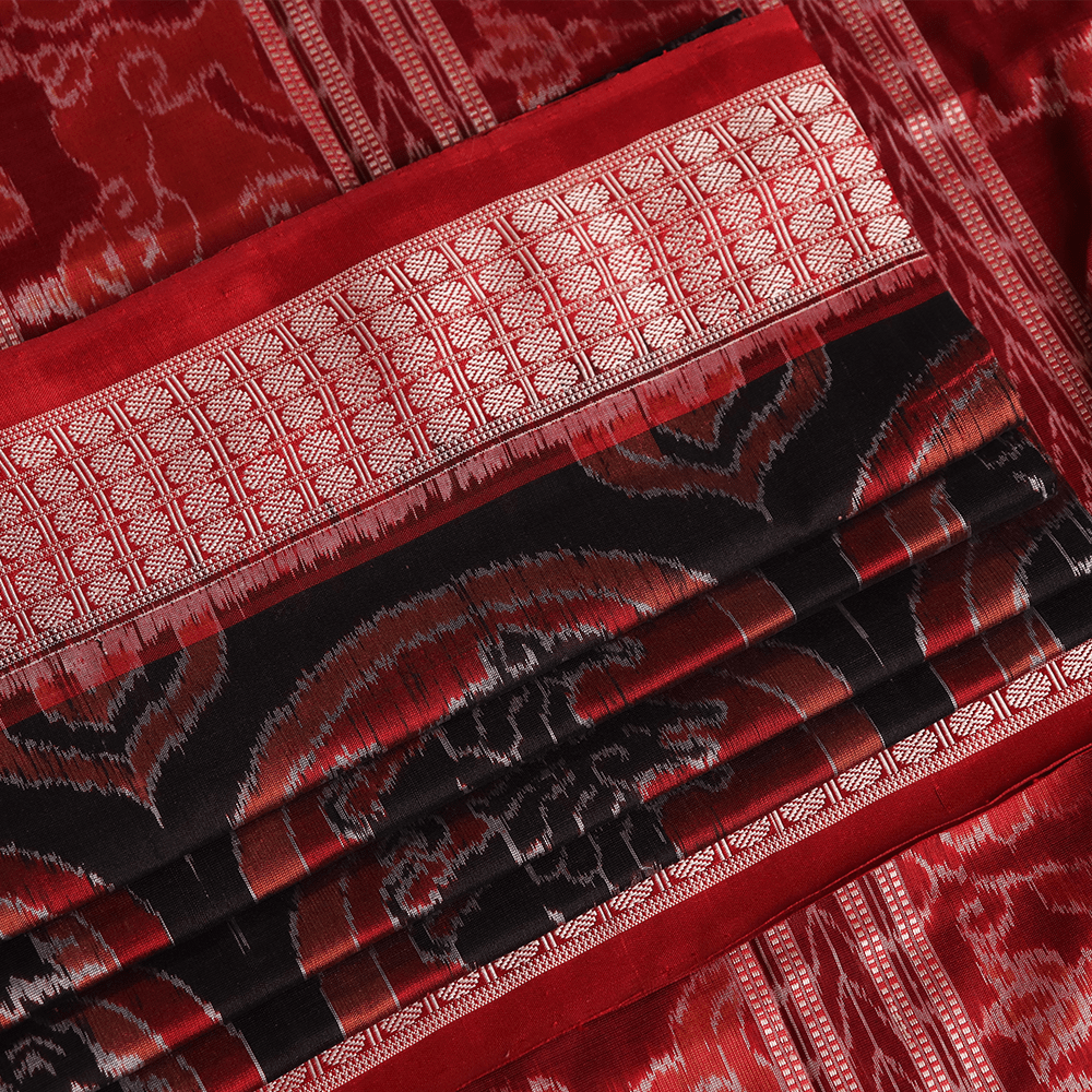 Handloom Sambalpuri Ikkat Silk Saree Handloom Saree_Sambalpuri Silk Priyadarshini Handloom 