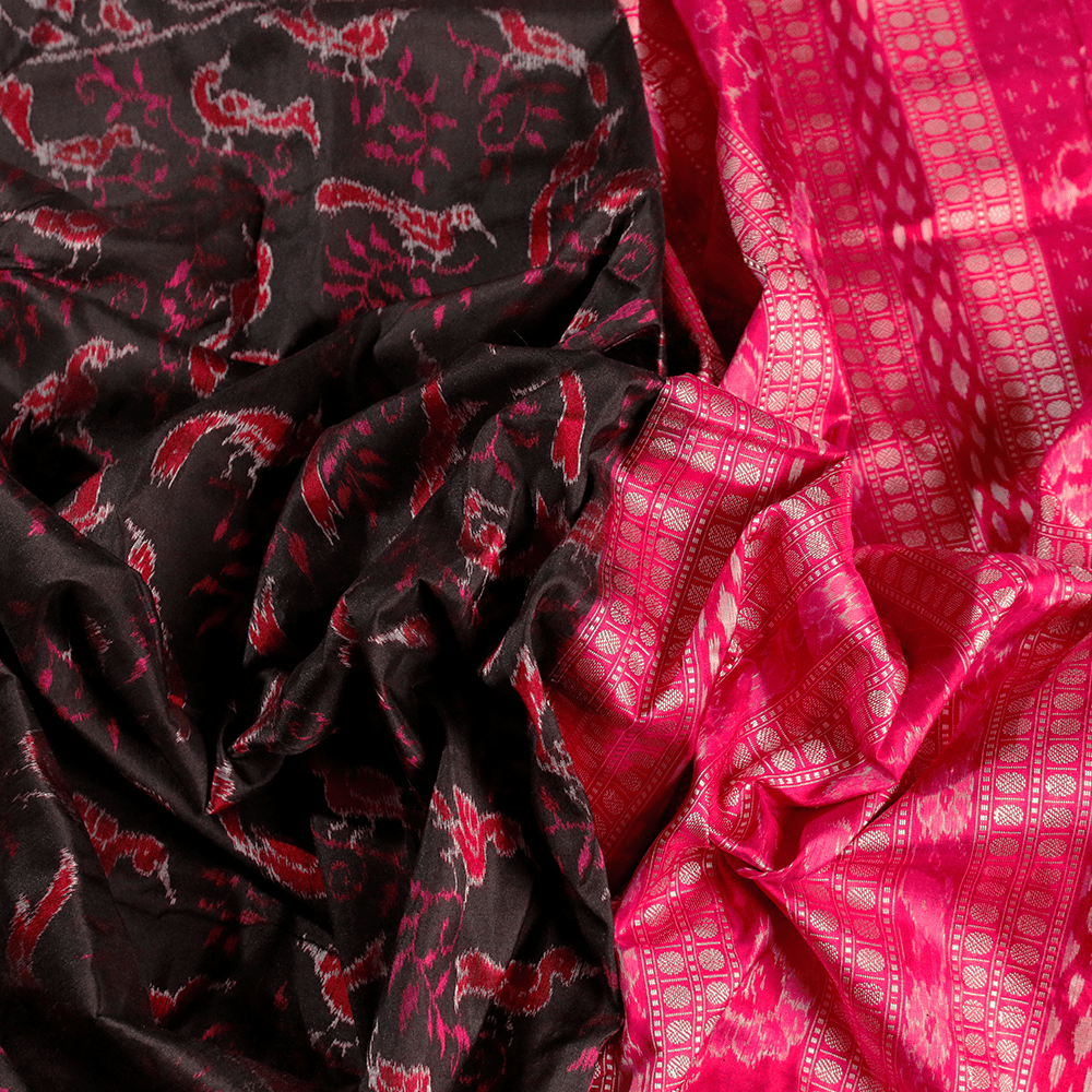Handloom Sambalpuri Ikkat Silk Saree Handloom Saree_Sambalpuri Silk Priyadarshini Handloom 