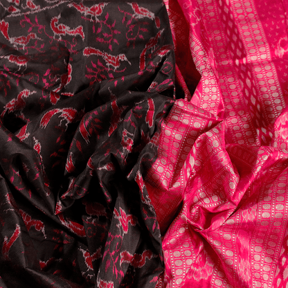 Handloom Sambalpuri Ikkat Silk Saree Handloom Saree_Sambalpuri Silk Priyadarshini Handloom 