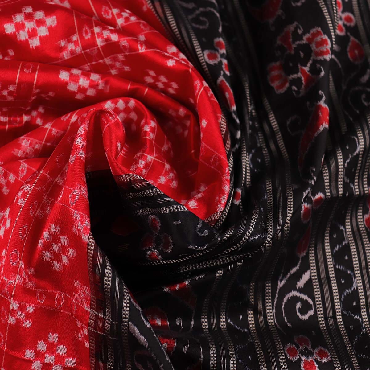 Handloom Sambalpuri Ikkat Silk Saree Handloom Saree_Sambalpuri Silk Priyadarshini Handloom 