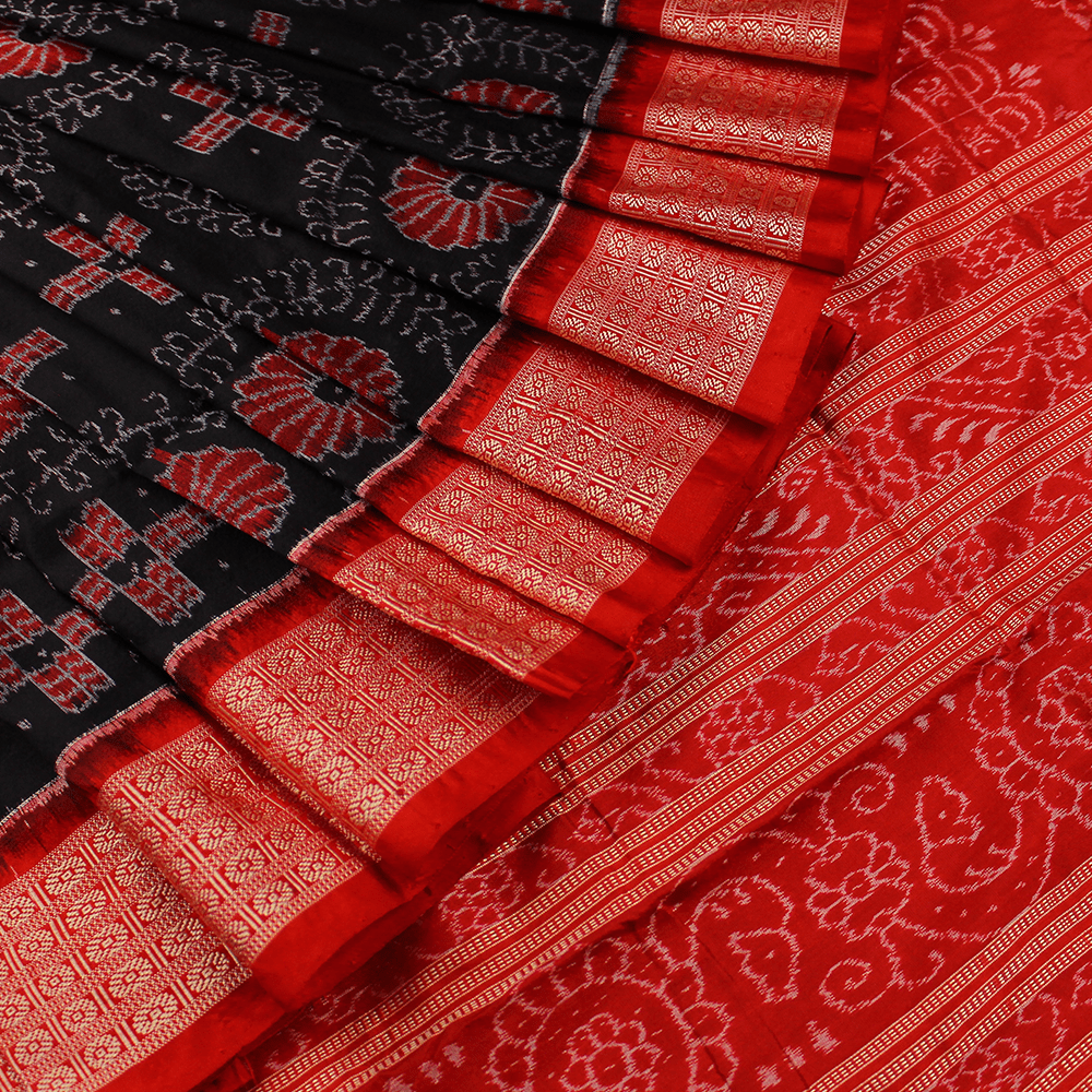 Handloom Sambalpuri Ikkat Silk Saree Handloom Saree_Sambalpuri Silk Priyadarshini Handloom 