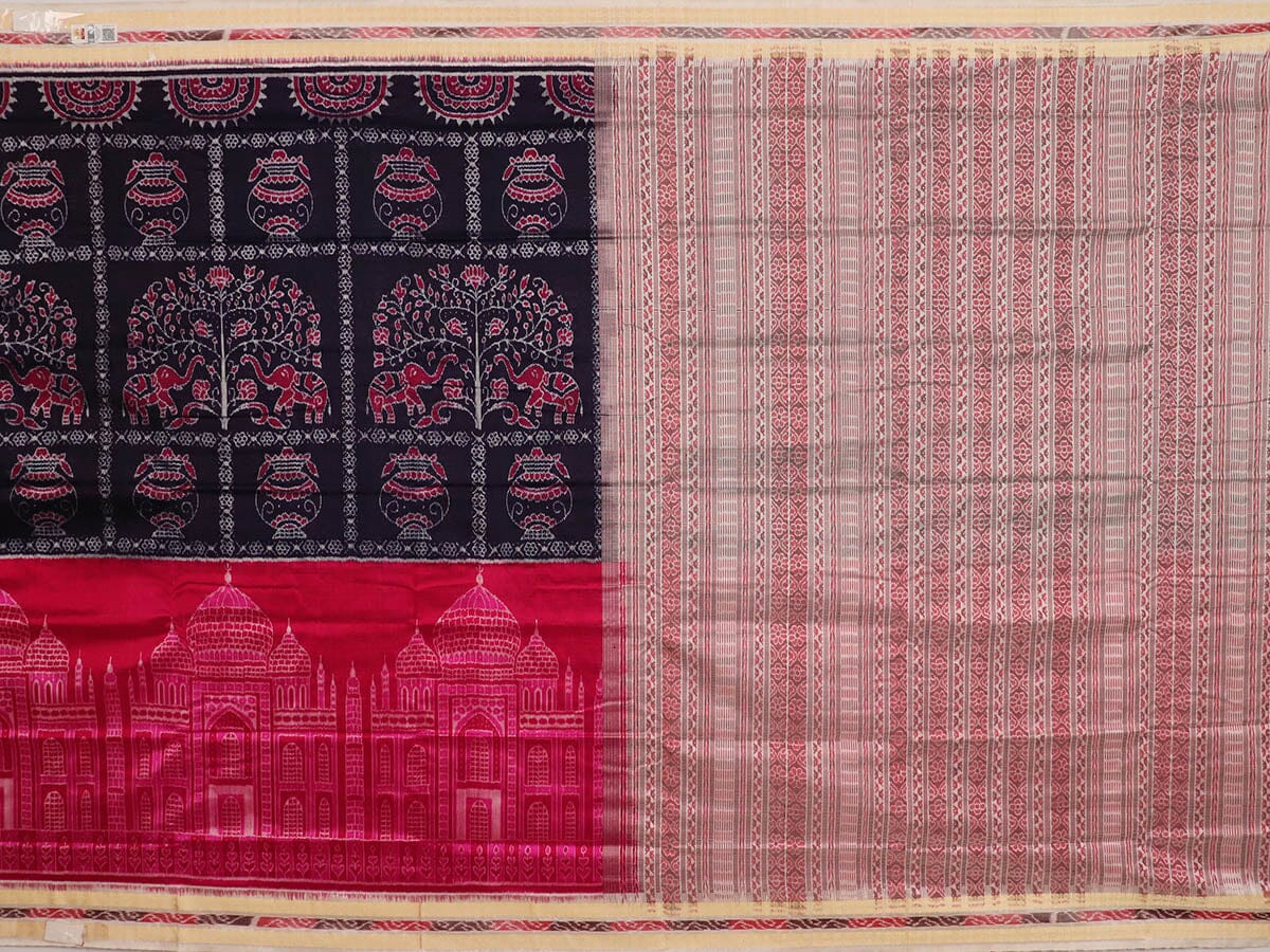 Handloom Sambalpuri Ikkat Silk Saree Handloom Saree_Sambalpuri Silk Priyadarshini Handloom 