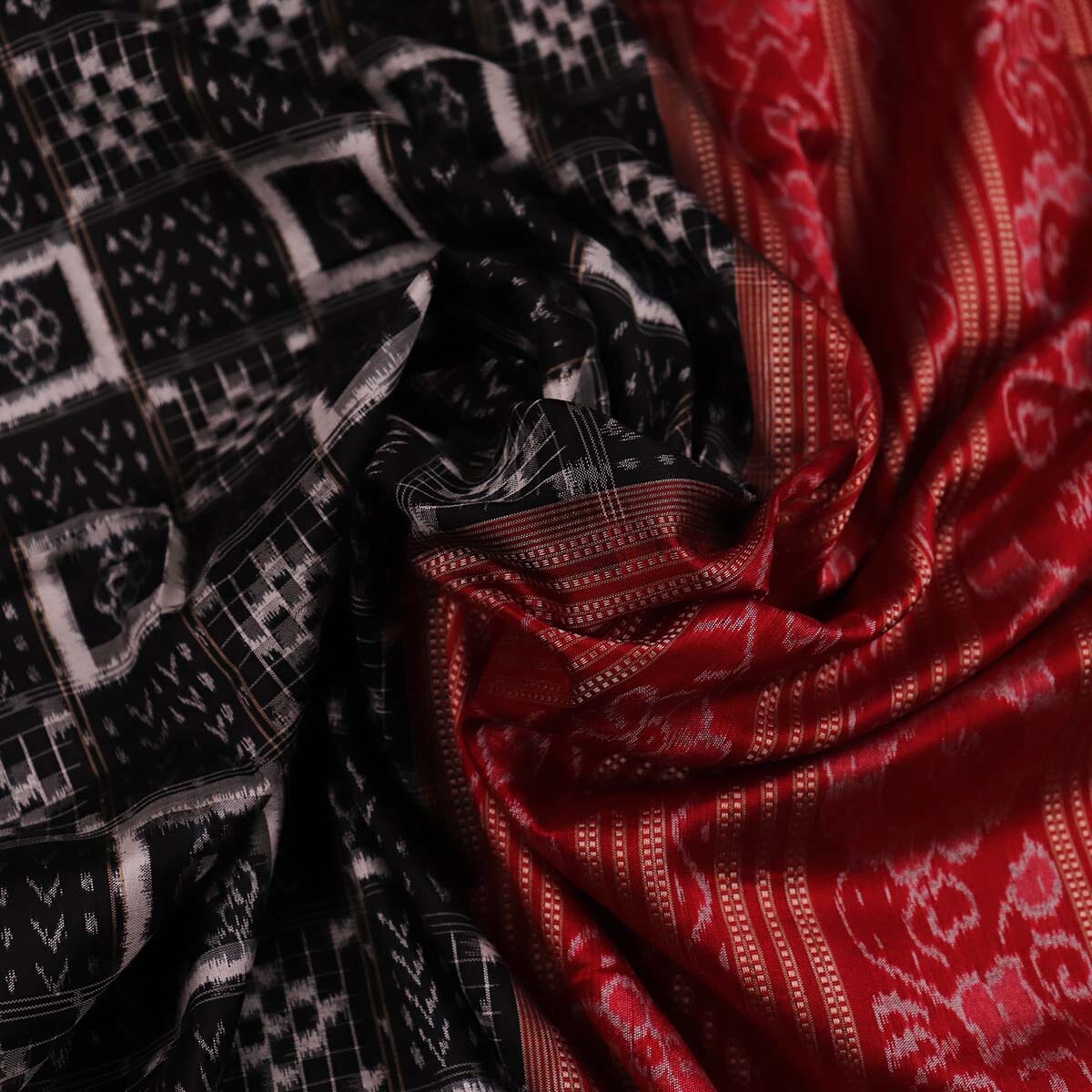 Handloom Sambalpuri Ikkat Silk Saree Handloom Saree_Sambalpuri Silk Priyadarshini Handloom 