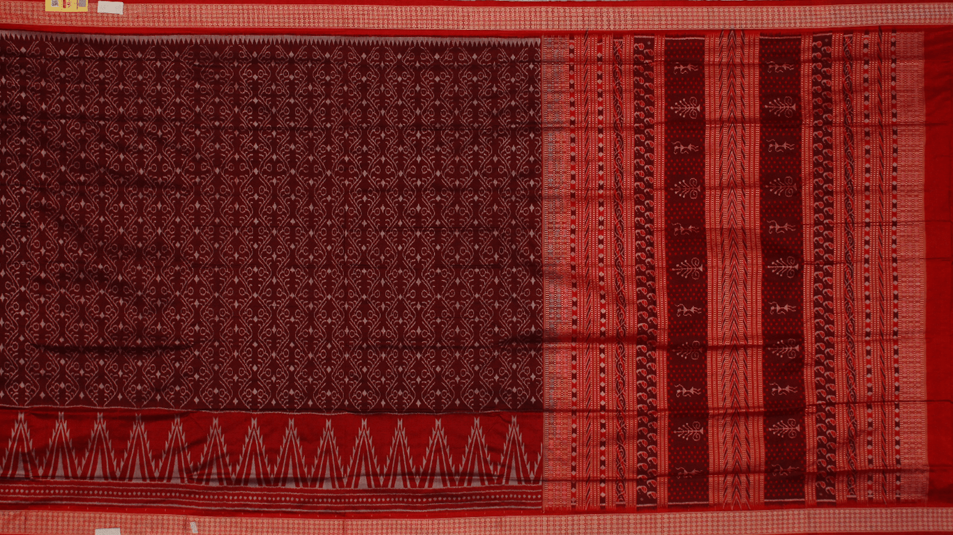 Handloom Sambalpuri Ikkat Silk Saree Handloom Saree_Sambalpuri Silk Priyadarshini Handloom 