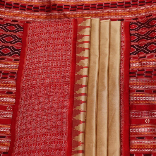 Handloom Sambalpuri Ikkat Silk Saree Handloom Saree_Sambalpuri Silk Priyadarshini Handloom 
