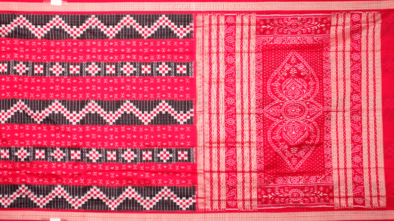 Handloom Sambalpuri Ikkat Silk Saree Handloom Saree_Sambalpuri Silk Priyadarshini Handloom 