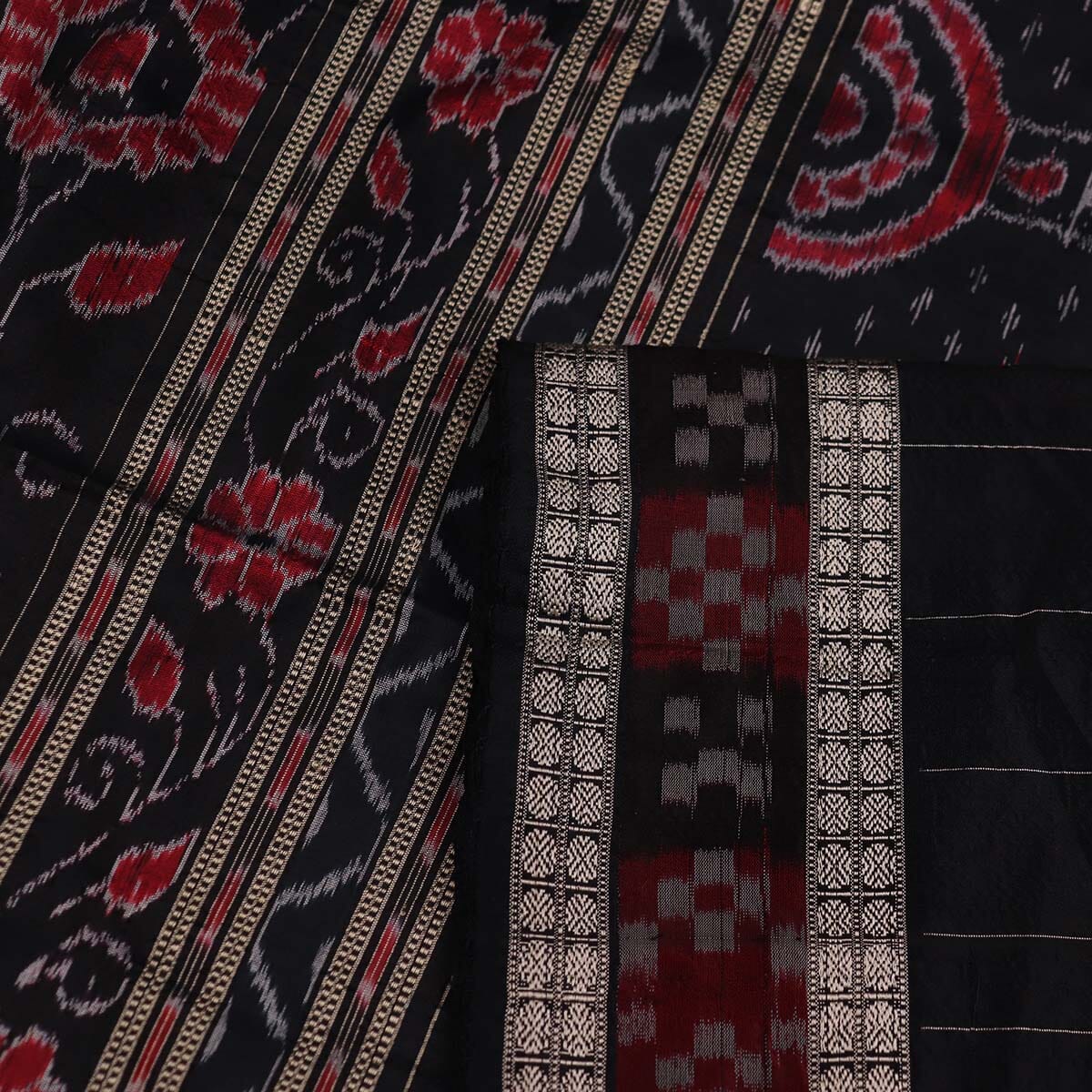 Handloom Sambalpuri Ikkat Silk Saree Handloom Saree_Sambalpuri Silk Priyadarshini Handloom 