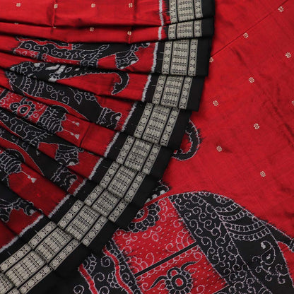 Handloom Sambalpuri Ikkat Silk Saree Handloom Saree_Sambalpuri Silk Priyadarshini Handloom 