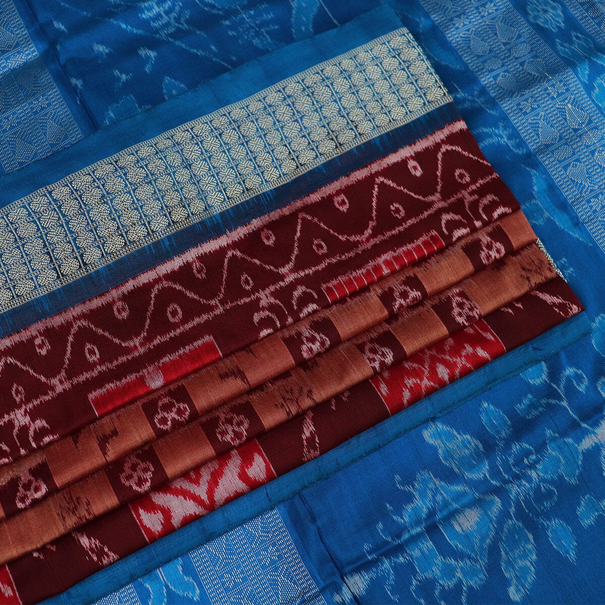 Handloom Sambalpuri Ikkat Silk Saree Handloom Saree_Sambalpuri Silk Priyadarshini Handloom 