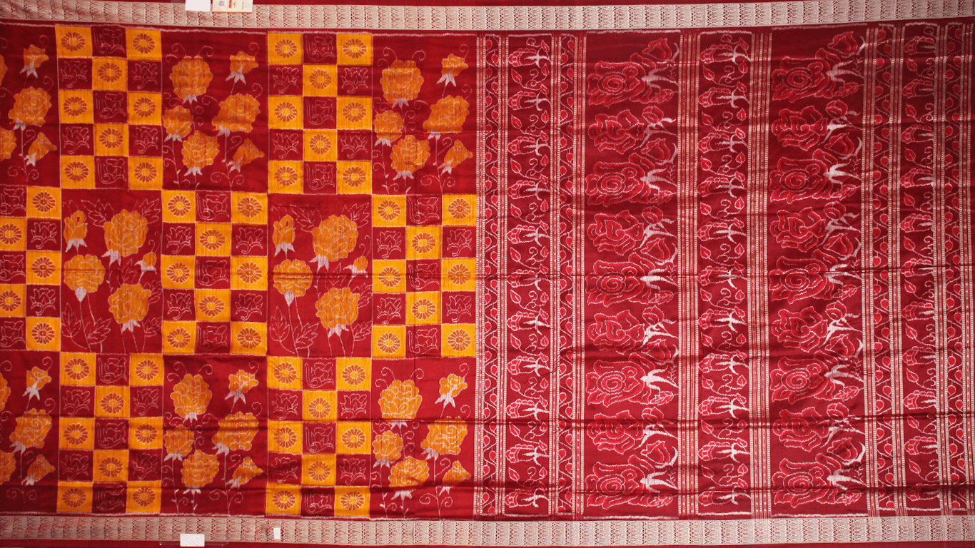 Handloom Sambalpuri Ikkat Silk Saree Handloom Saree_Sambalpuri Silk Priyadarshini Handloom 