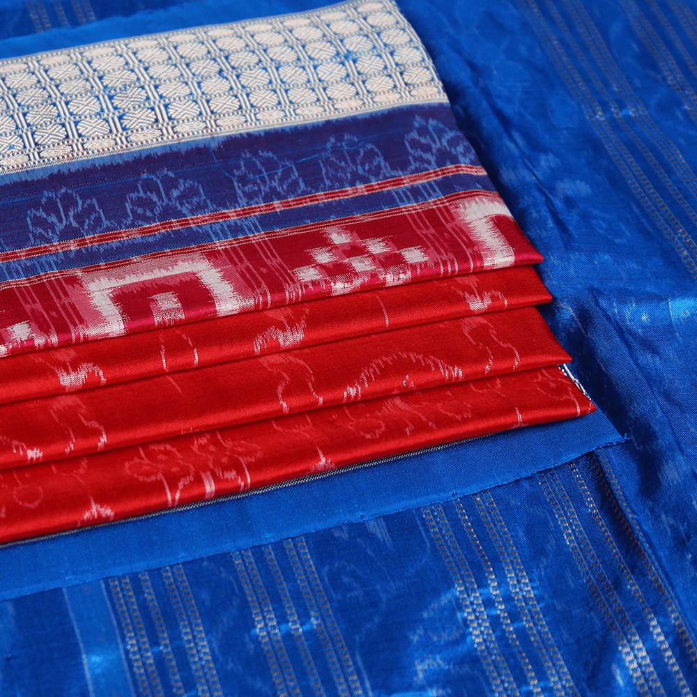 Handloom Sambalpuri Ikkat Silk Saree Handloom Saree_Sambalpuri Silk Priyadarshini Handloom 