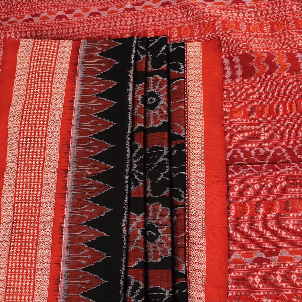 Handloom Sambalpuri Ikkat Silk Saree Handloom Saree_Sambalpuri Silk Priyadarshini Handloom 